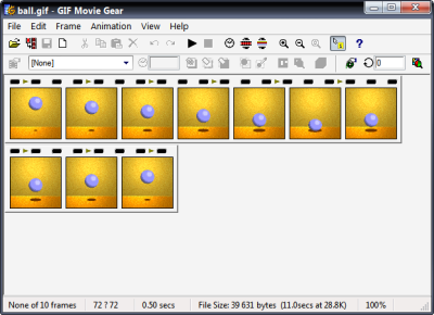 GIF Movie Gear is a professional GIF animation software with APNG ...